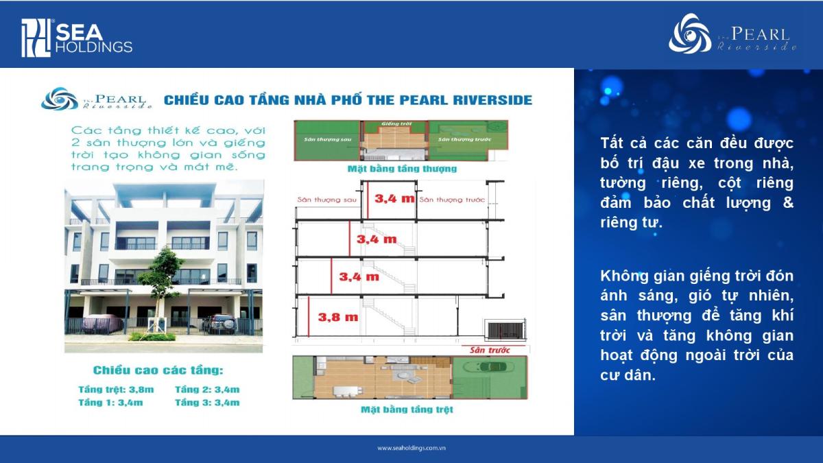 Mặt bằng 4 tầng